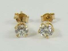 PAIR DIAMOND EARRINGS