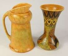 4 EXAMPLES OF ENGLISH ART POTTERY
