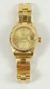 LADIES' GOLD ROLEX WRISTWATCH