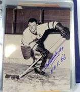 BINDER OF TORONTO MAPLE LEAFS AUTOGRAPHED PHOTOS