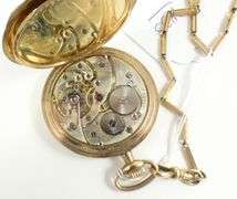 POCKET WATCH & CHAIN IN BOX