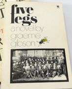 TWO SIGNED NOVELS BY CANADIAN AUTHOR GRAEME GIBSON