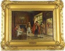CANVAS PRINT DISPLAYED IN AN EXCEPTIONAL ANTIQUE FRAME