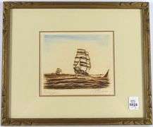 PAIR HALFRED TYGESEN ETCHINGS