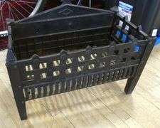 CAST IRON LOG HOLDER