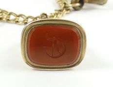 GOLD BRACELET & FOBS