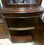 VINTAGE MAHOGANY CORNER CABINET