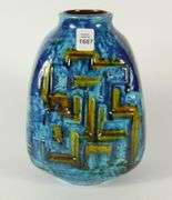 WEST GERMAN ART POTTERY VASE