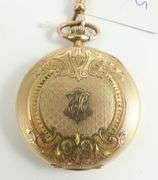 POCKET WATCH & CHAIN IN BOX