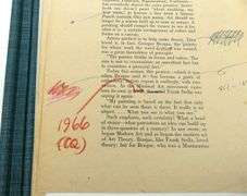 TOM WOLFE'S "THE PAINTED WORD" ESSAY PROOF WITH HANDWRITTEN NOTES & CORRECTIONS