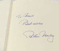 SIGNED ARTHUR HAILEY NOVEL "OVER-LOAD"