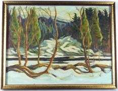 CANADIAN SCHOOL OIL ON CANVAS