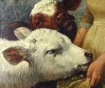 LARGE OIL ON CANVAS BY ROBERT FERRAN