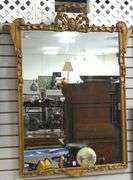 LARGE GILTWOOD WALL MIRROR