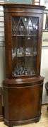 VINTAGE MAHOGANY CORNER CABINET