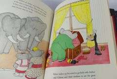 5 VINTAGE "BABAR" CHILDREN'S BOOKS