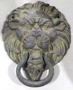 DOOR KNOCKER AND GARDEN PLAQUE