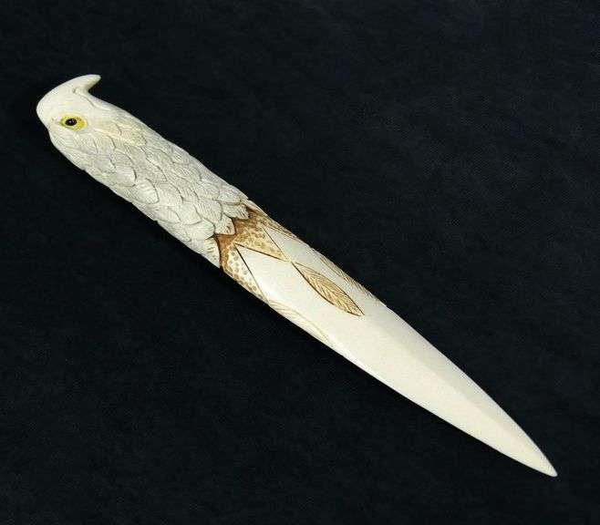CLYDE DREW CARVED LETTER OPENER