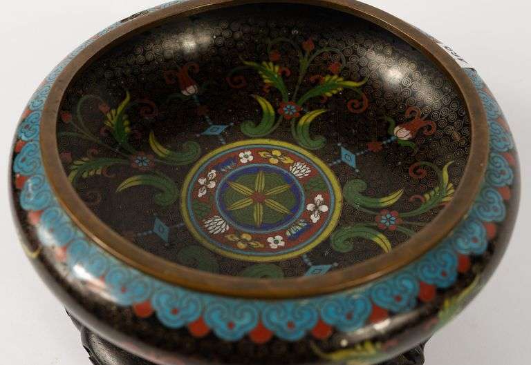 CHINESE CLOISONNE BOWL