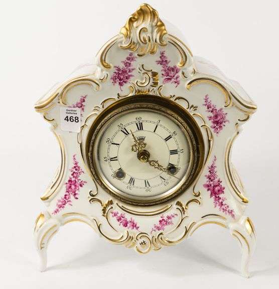 DRESDEN PORCELAIN CLOCK