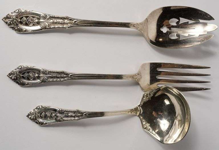 WALLACE "ROSE POINT" STERLING SERVERS