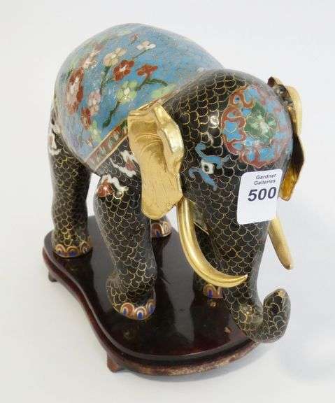 CLOISONNE "ELEPHANT" FIGURINE