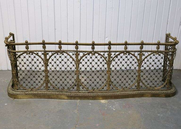 FRENCH FIREPLACE FENDER