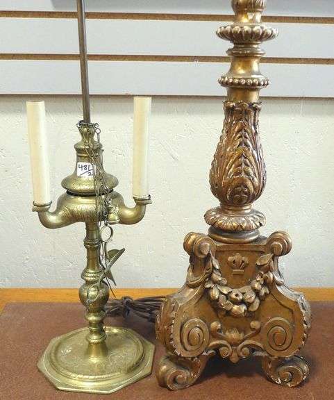 TWO TABLE LAMPS