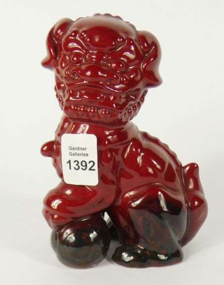 ROYAL DOULTON FLAMBE FIGURINE