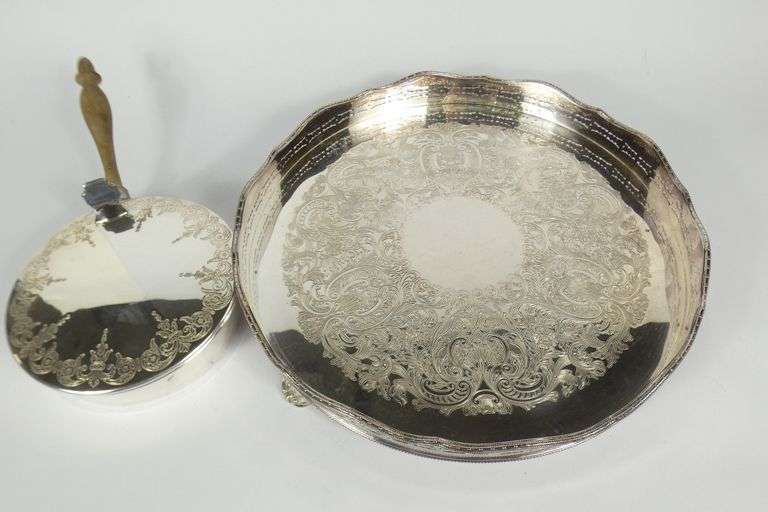 6 SILVERPLATED SERVERS