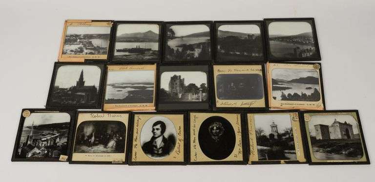 GLASS MAGIC LANTERN SLIDES