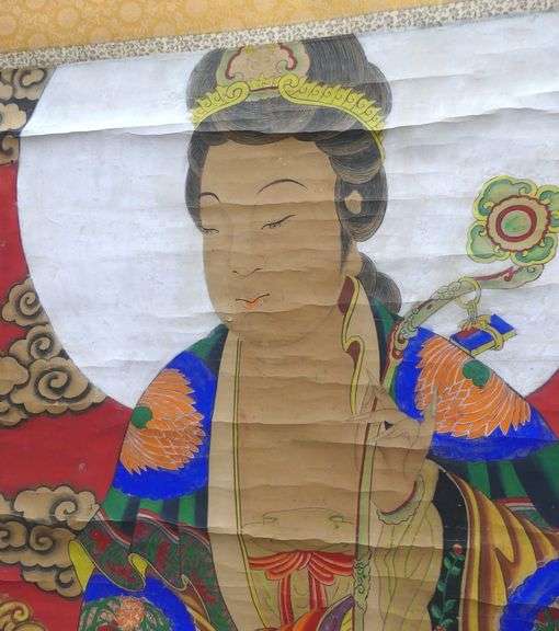 HAND-PAINTED CHINESE SCROLL
