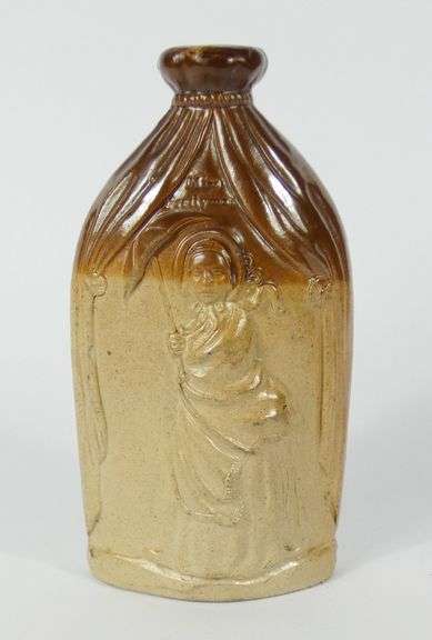 EARLY DOULTON WHISKEY FLASK