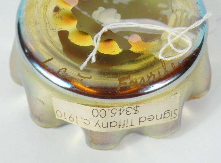 TIFFANY GLASS DISH