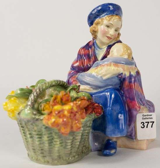 ROYAL DOULTON "CURLY KNOB" FIGURINE