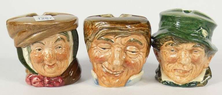 SET 6 DOULTON ASHPOTS