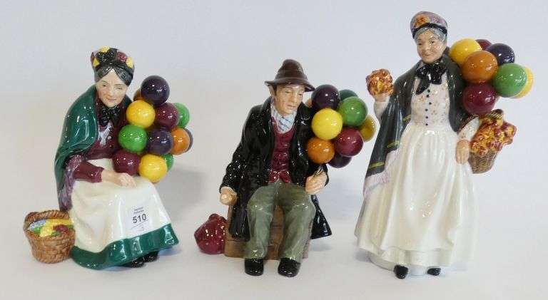 THREE ROYAL DOULTON FIGURINES