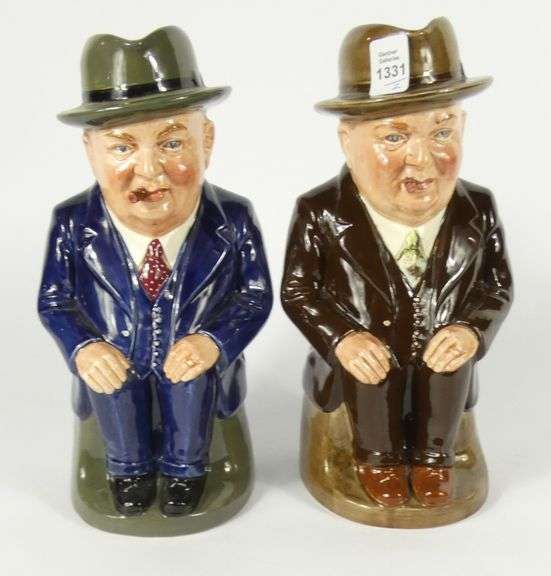 2 DOULTON "CLIFF CORNELL" TOBY JUGS