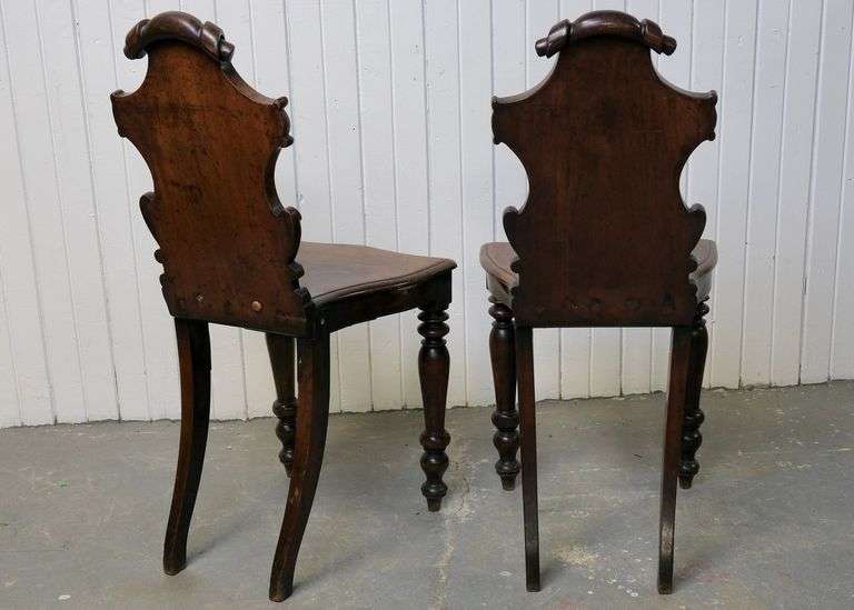 VICTORIAN HALL CHAIRS