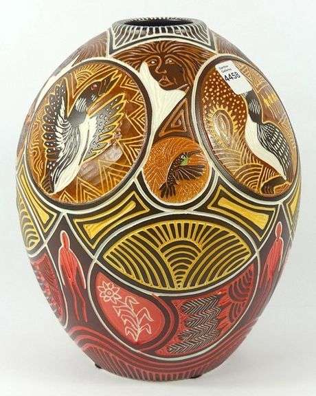STEVE SMITH TALKING EARTH POTTERY VASE