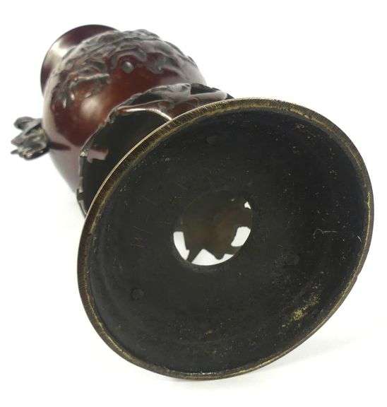 JAPANESE BRONZEWARE VASE