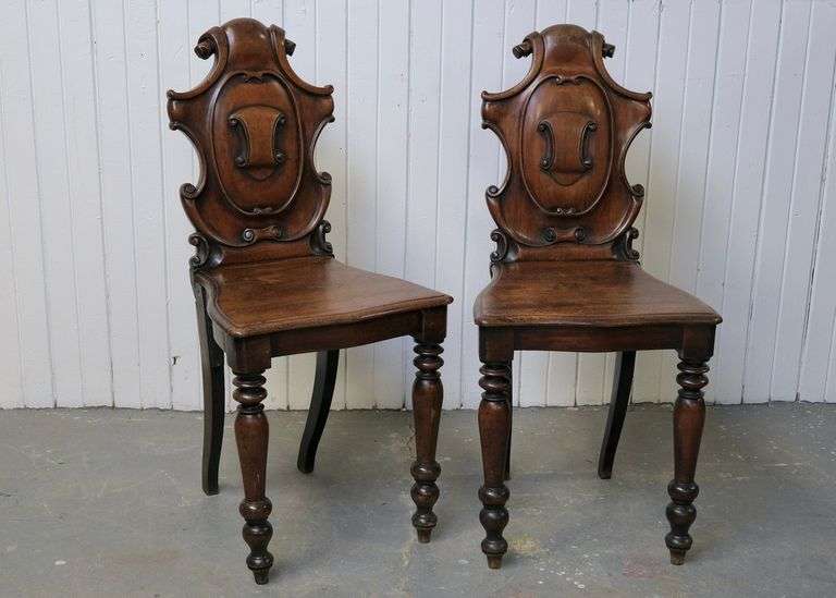 VICTORIAN HALL CHAIRS