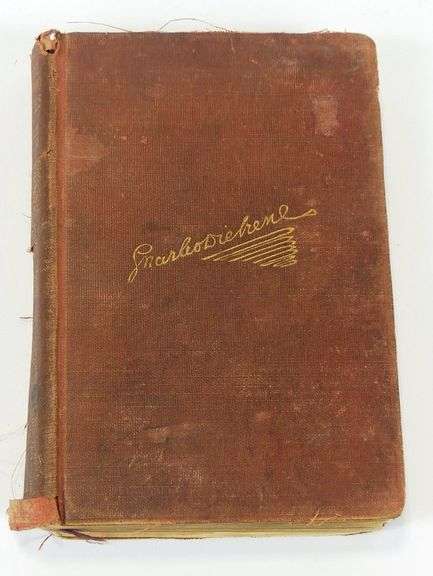 ANTIQUE NOVEL "A TALE OF TWO CITIES" BY CHARLES DICKENS