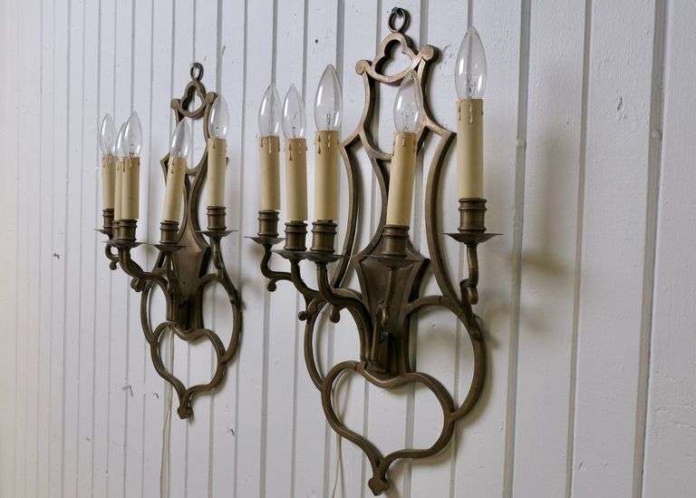 BRONZE WALL SCONCES