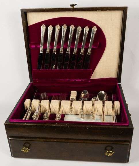 HEIRLOOM "DAMASK ROSE" STERLING FLATWARE