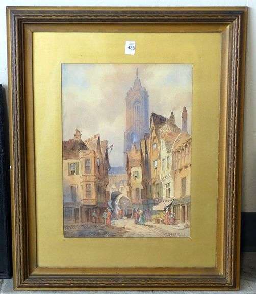 WATERCOLOUR, PRINT AND ENGRAVING