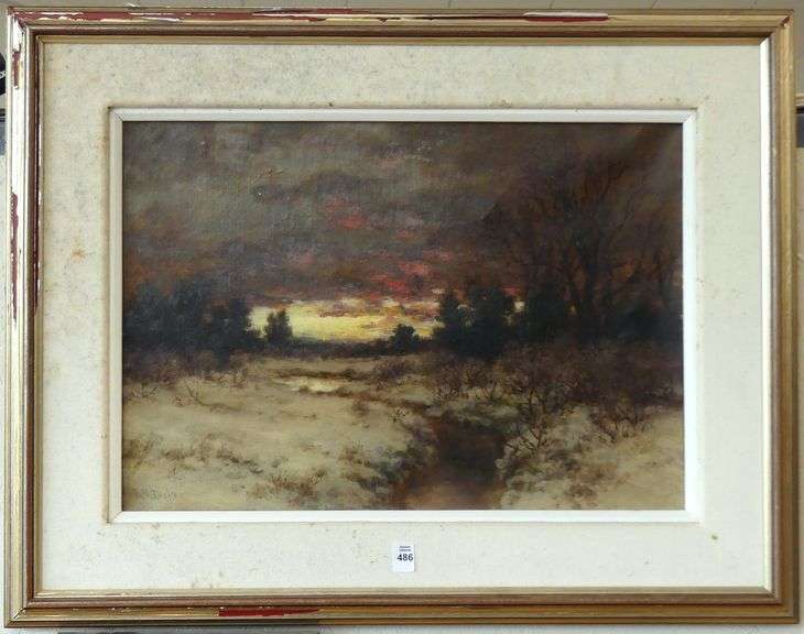 ROBERT MELVIN ECKER OIL PAINTING