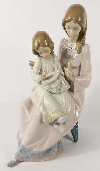 LARGE LLADRO "FIRST SAMPLER" FIGURINE