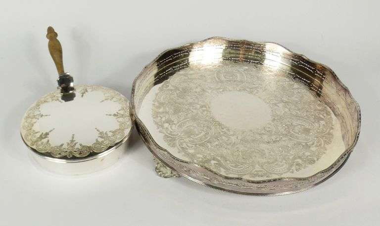 6 SILVERPLATED SERVERS