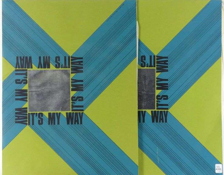 TWO 1970 PRINT FOLIOS BY VARIOUS ARTISTS "IT'S MY WAY"